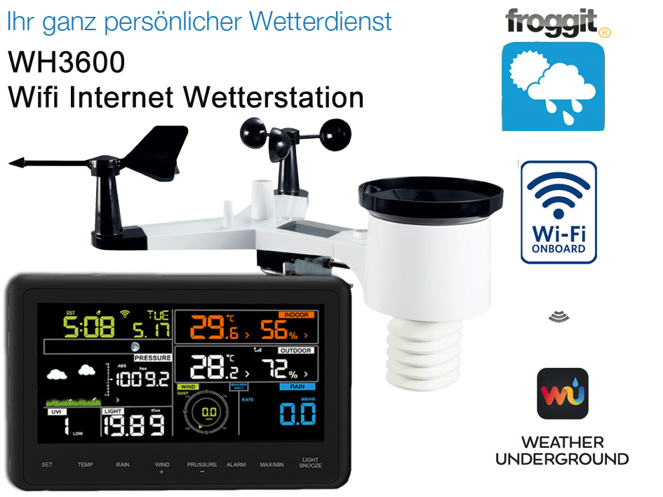 youshiko wifi weather station with wunderground